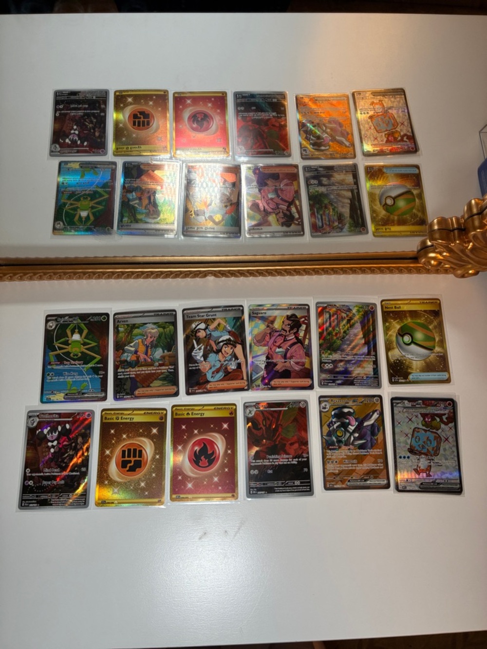 Pokémon Card Lot TCG (Full art + ex) Assorted Holo Rare Multicolor Bundle of 12